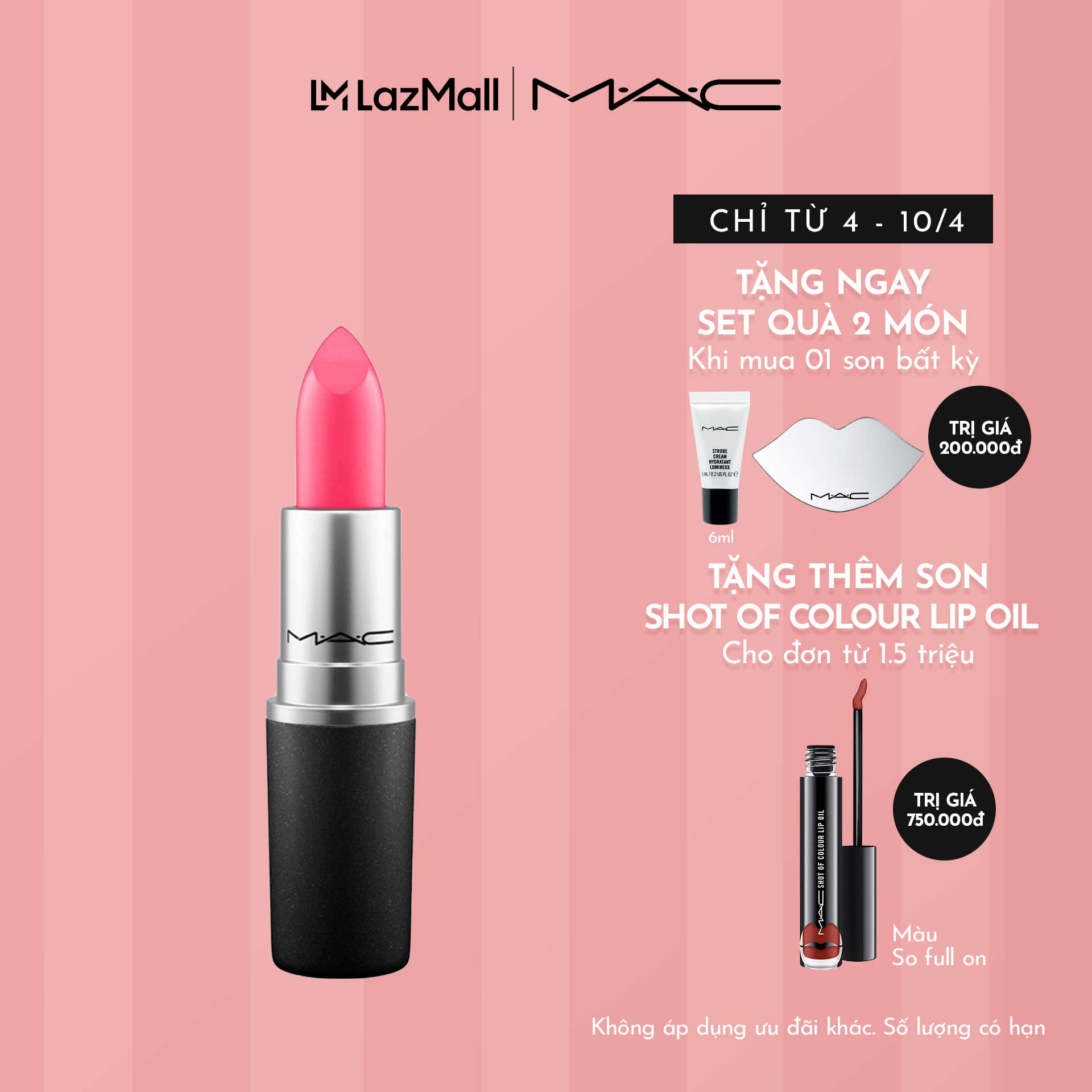 Hình ảnh Son môi MAC Amplified Creme Lipstick 3g