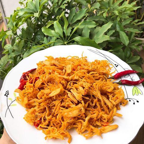 1 kg KHÔ GÀ BƠ TỎI SIÊU NGON