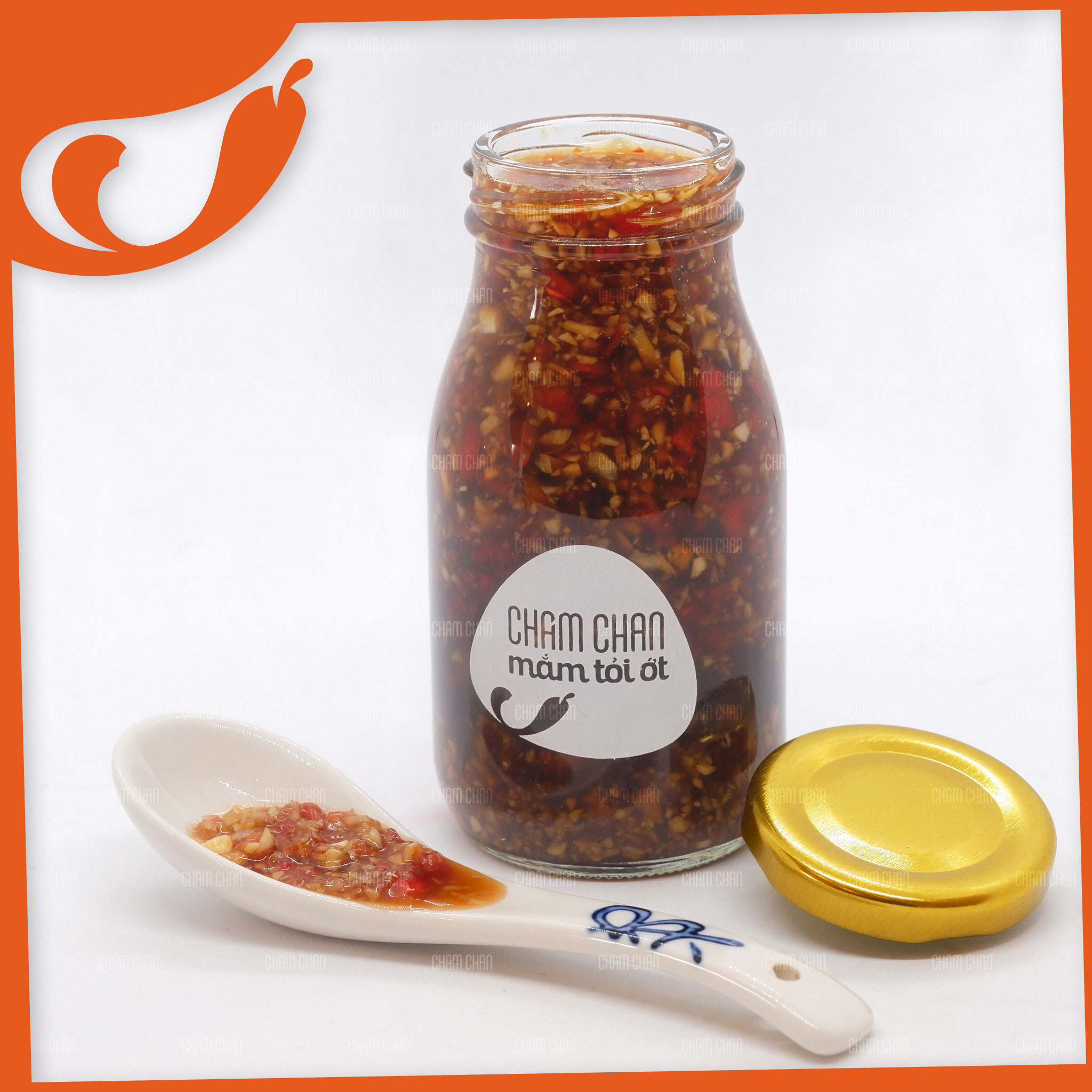 [HCM]Mắm Tỏi Ớt Chấm Chan - Chai 200ml (Đậm Đặc) / Cay Chút