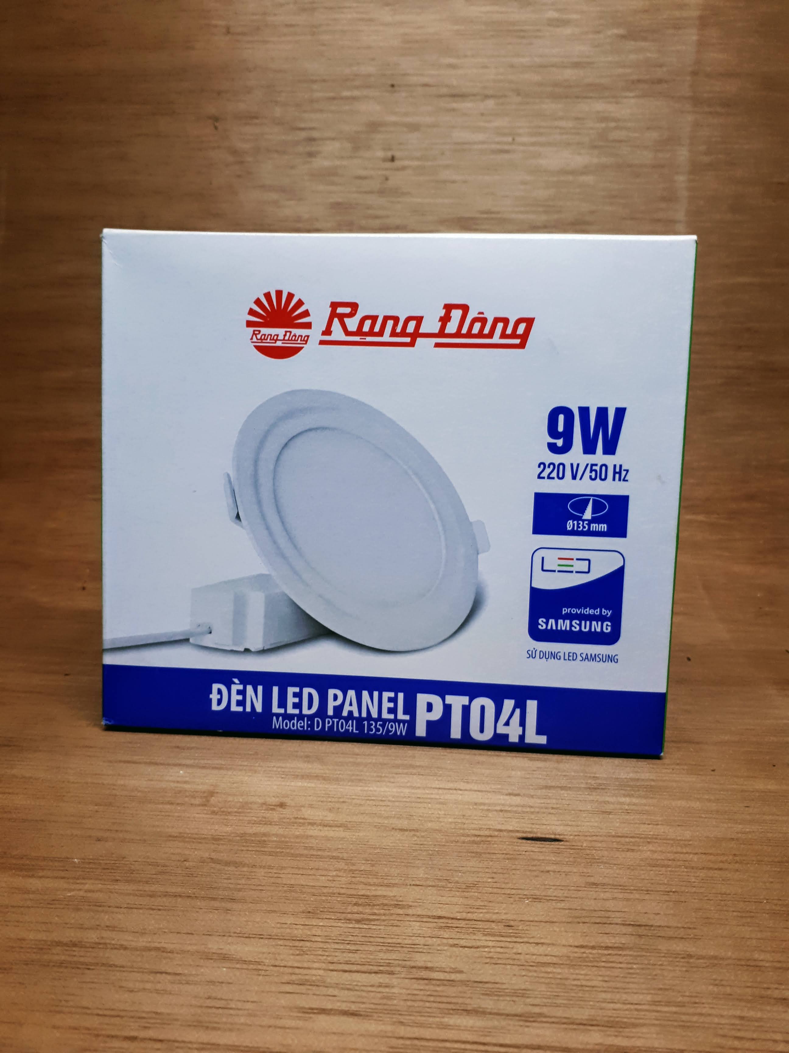 Đèn LED Âm trần Downlight D PT04L 135/9W Rạng Đông (AS trắng)