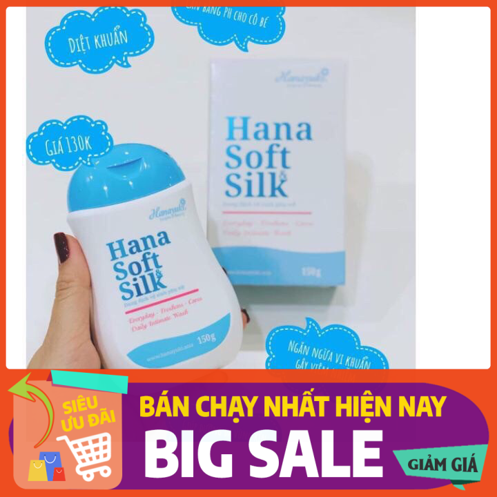 Hanayuki - dung dịch vệ sinh phụ nữ hana soft silk hanayuki