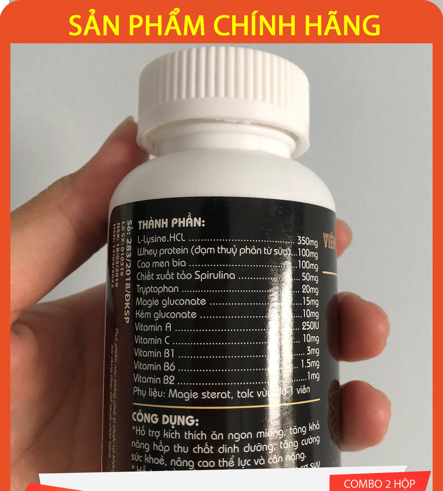 [HCM]Viên tăng cân Hoa Bảo - 1 hộp