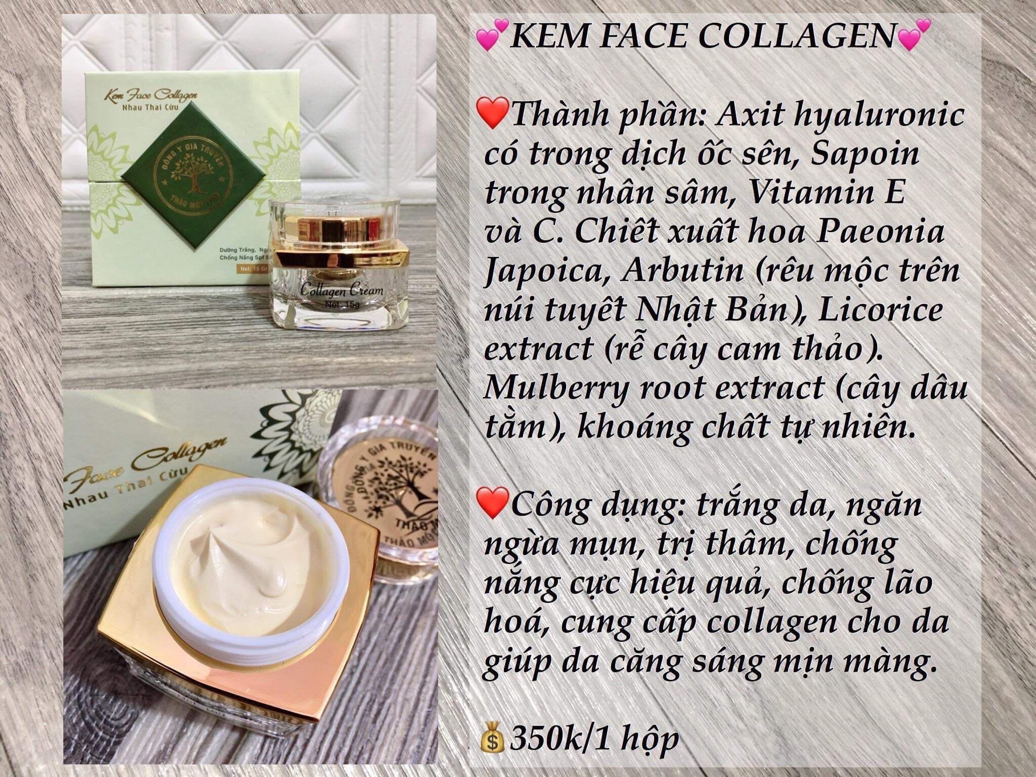 Kem Face Đông Y Thảo Mộc Linh