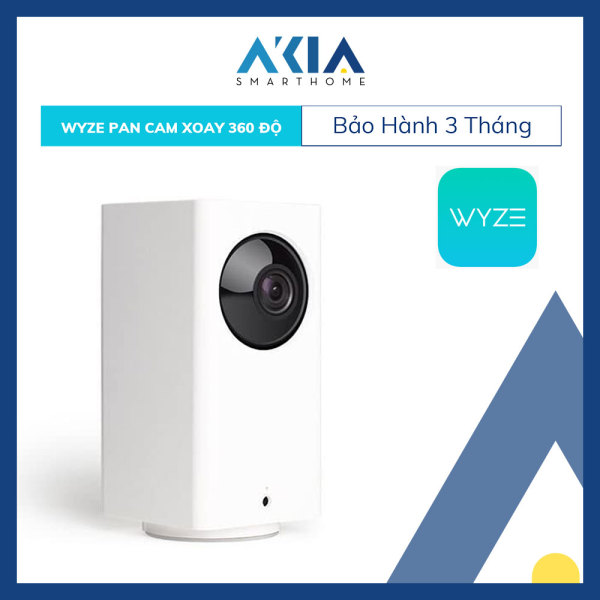 Camera Wyze Pan Cam Độ Phân Giải Full HD1080p Xoay 360 Độ Hỗ Trợ Google Asistant & Alexa