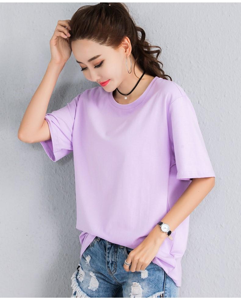 [HCM]ÁO THUN NỮ TRƠN THỜI TRANG NHIỀU MÀU