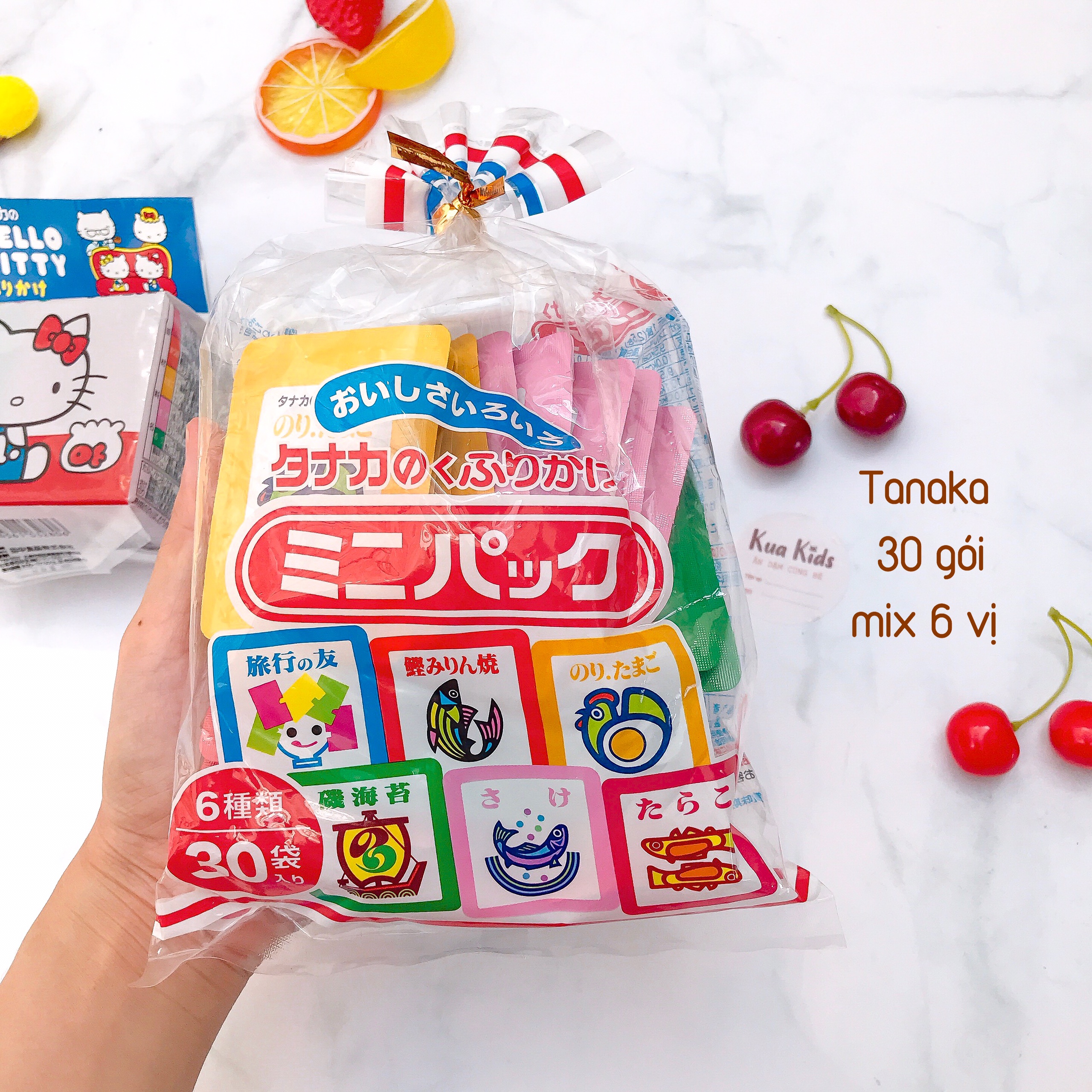 Gia Vị Rắc Cơm Tanaka Nhật (30 Gói) - 6 gói lẻ