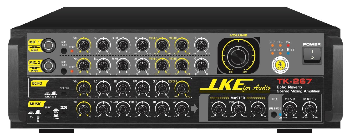 [HCM]Mặt nhôm ampli karaoke TK267 LKE
