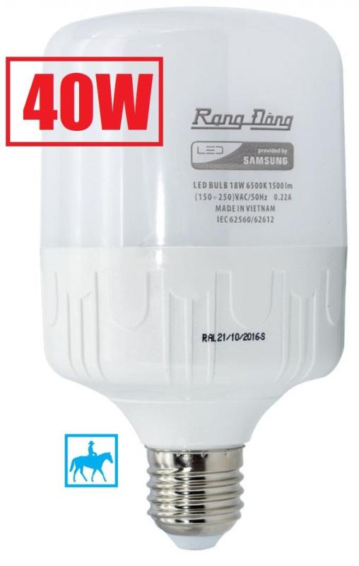 Bóng đèn Rạng Đông 40W LED Bulb trụ E27 220V