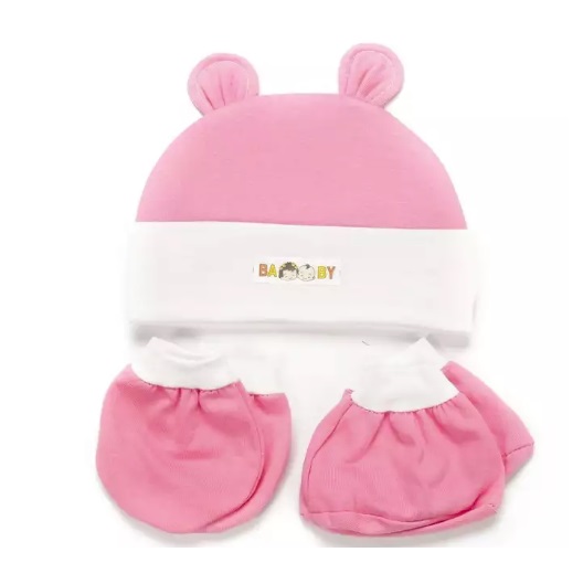 BỘ MŨ KÈM BAO CHÂN VÀ BAO TAY CHO BÉ SƠ SINH