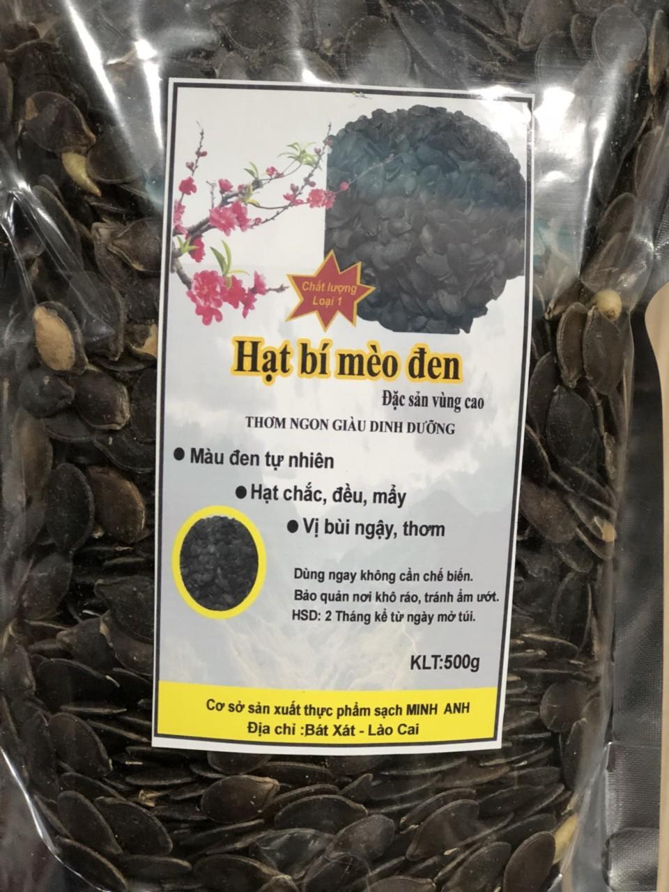 500G - Hạt Bí Mèo Rang Sạch - Đặc Sản Vùng Tây Bắc