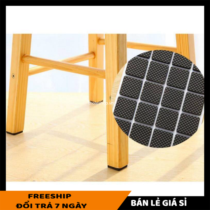 [HCM]Miếng lót chân ghế hình tròn - Combo 12 miếng lót chân ghế hình tròn giúp bảo vệ sàn nhà  chống trầy xước mặt sàn gỗ [LẺ GIÁ SỈ]
