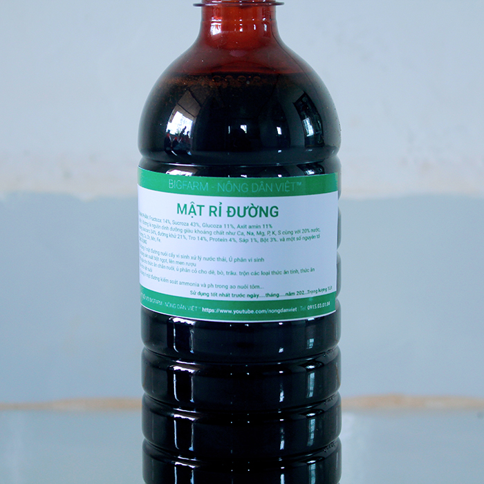 MẬT RỈ ĐƯỜNG CHẤT LƯỢNG CAO CHAI 1 LÍT - 1,3KG
