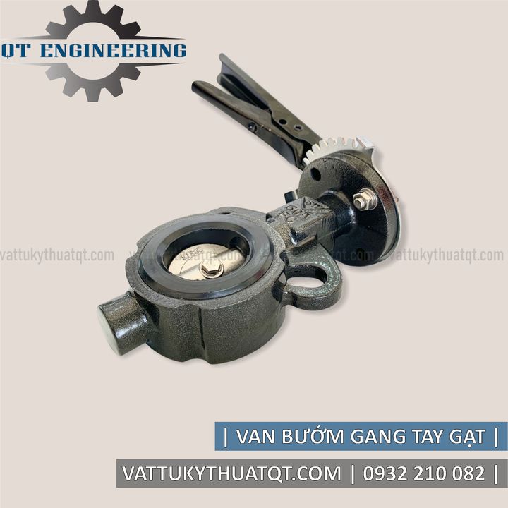 Van Bướm Gang Tay Gạt (SAMWOO KOREA-10K) - Phi 60mm - VATTUKYTHUATQT.COM