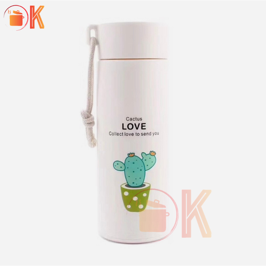 Bình Giữ Nhiệt Thuỷ Tinh Nhiều Màu Sắc CACTUS COLLECTION dung tích 400ml TP?R075