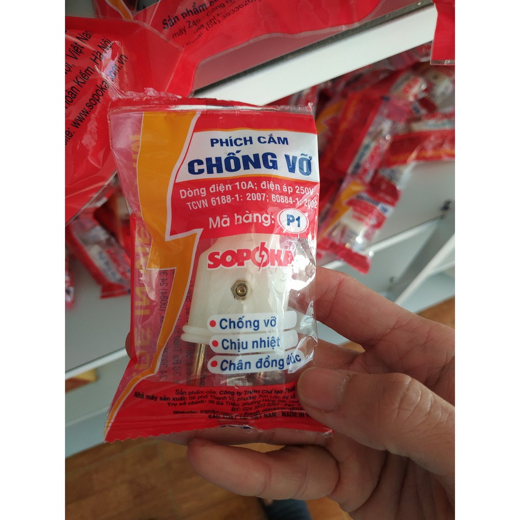 Phích cắm chống vỡ sopoka p1