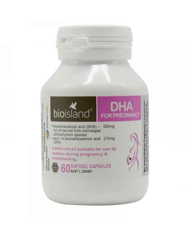 DHA bầu Bioisland Úc 60 viên