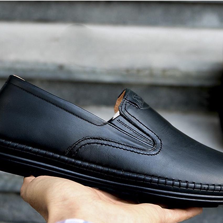 [sale 50%] Giày lười nam , giày lười nam cao cấp da thật size chuẩn