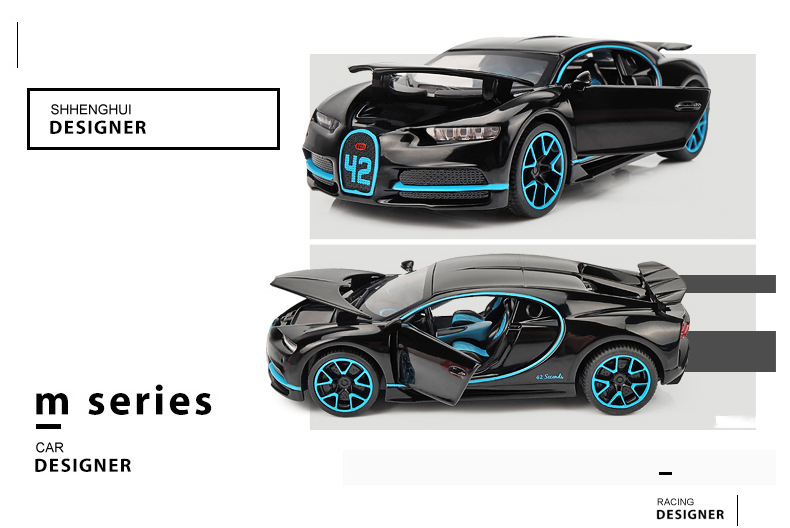 Ô tô Mô hình BUGATTI CHIRON tỉ lệ 1:32 Miniauto
