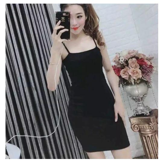 Đầm nữ, đầm thời trang nữ, đầm thiết kế nữ, đầm ống hai dây thời trang, form body, siêu gợi cảm