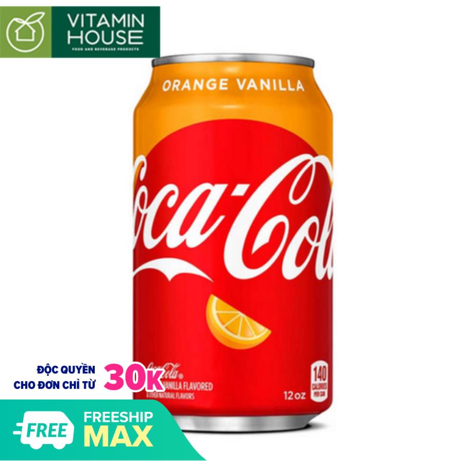 Coca-Cola Orange Vanilla 355ml - Coca cola vị cam vani