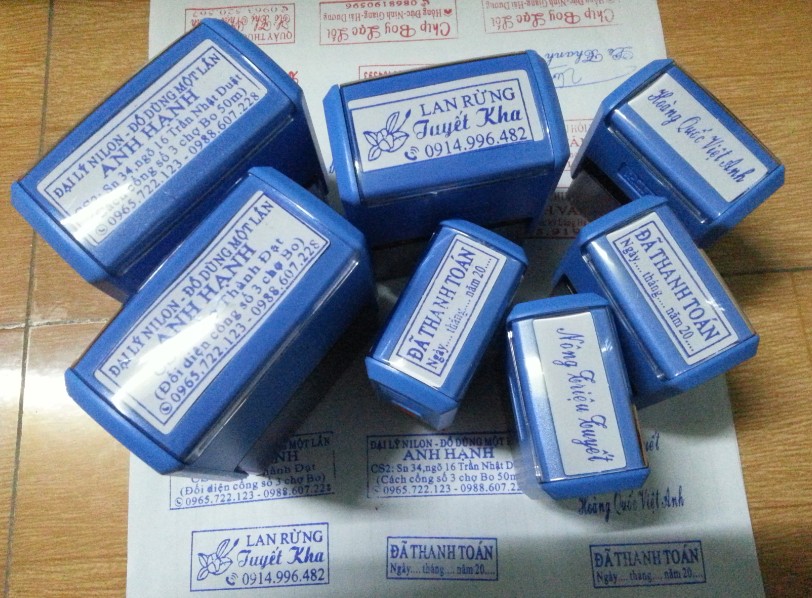 Mộc dấu 4 dòng
