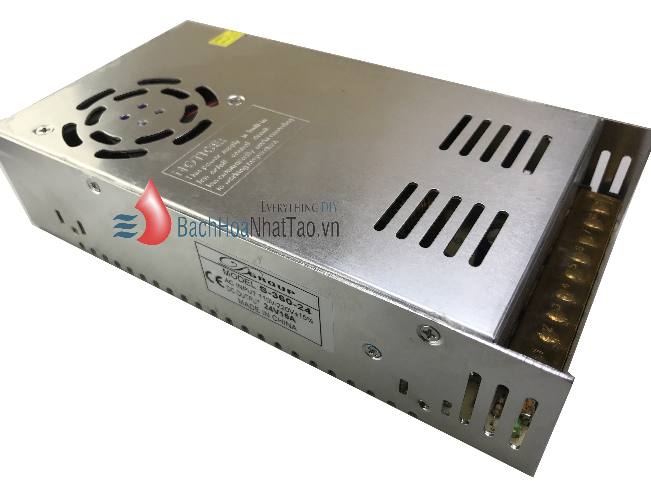 Nguồn tổ ong 24V-15A 360W mới 100%