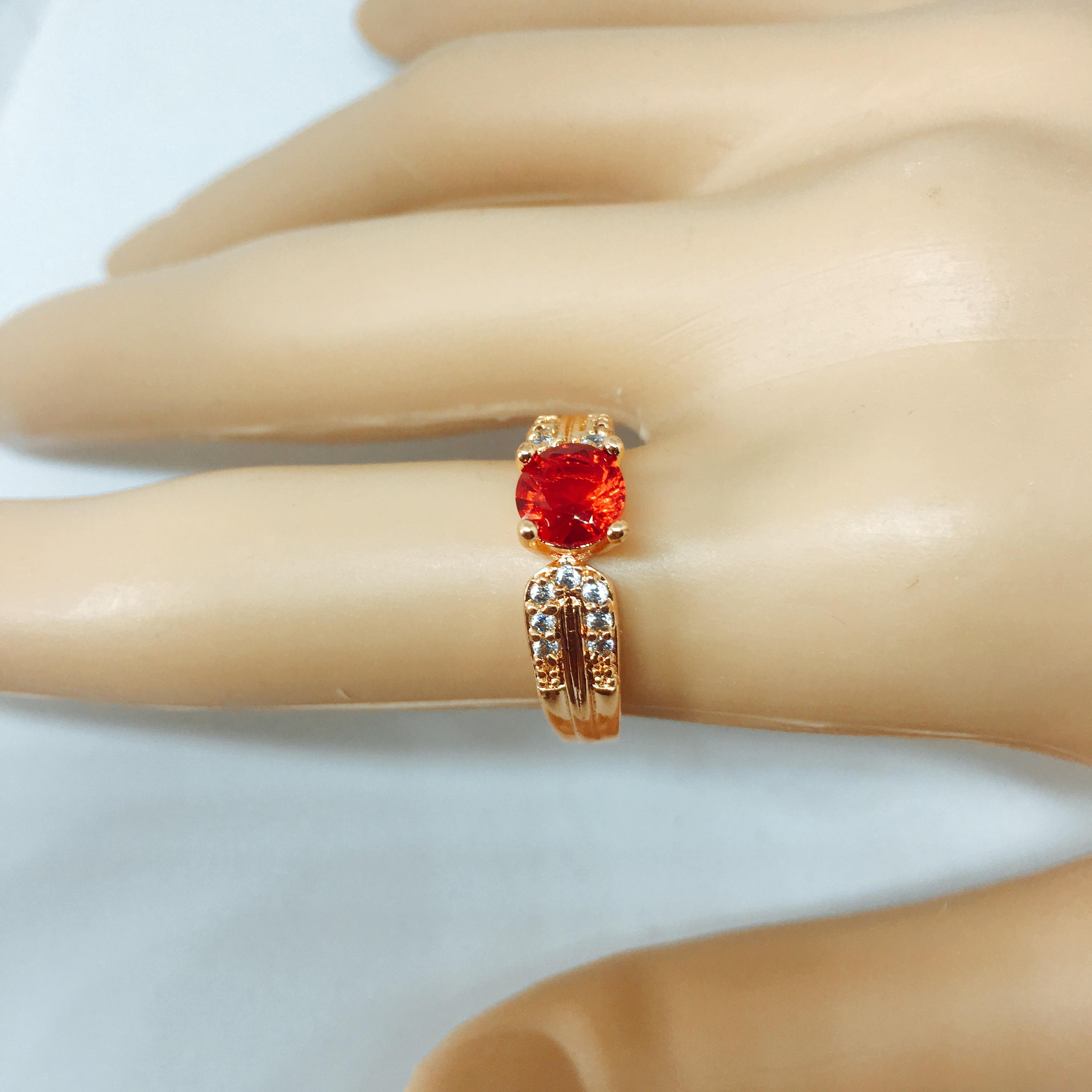 Phụ kiện giá rẻ Nhẫn nữ bạc Thái đính đá cao cấp trang sức phong thủy, may mắn, tài lộc