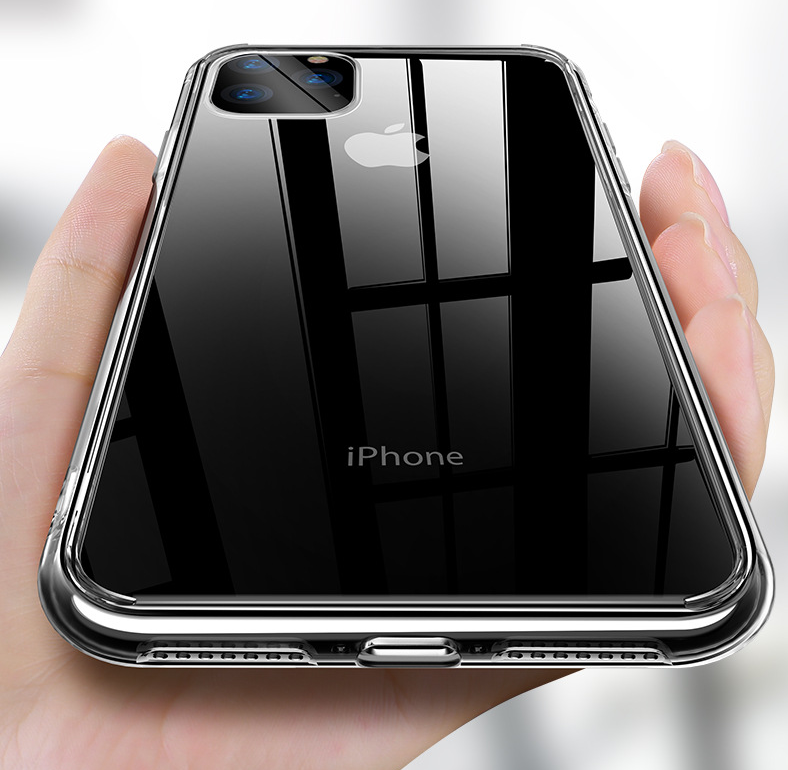 [HCM]Combo Ốp Lưng Kính Cafele trong suốt cho iPhone 11/ iphone 11pro/ iphone 11pro Max cao cấp