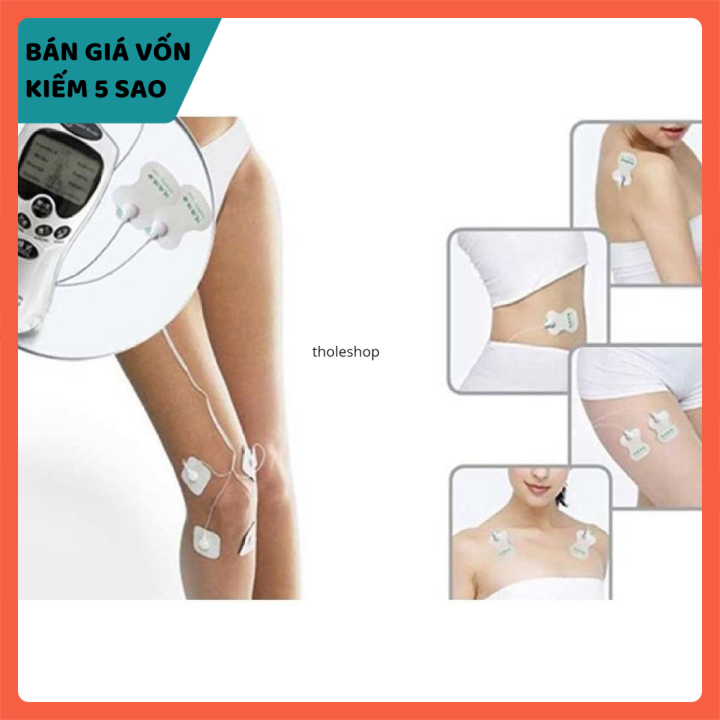 Bộ 4 Miếng Dán dùng cho Máy Massage trị liệu - Miếng dán xung điện rẻ bền dành cho máy massage vật lý trị liệu - Miếng massage trị liệu tại nhà [GIÁ VỐN