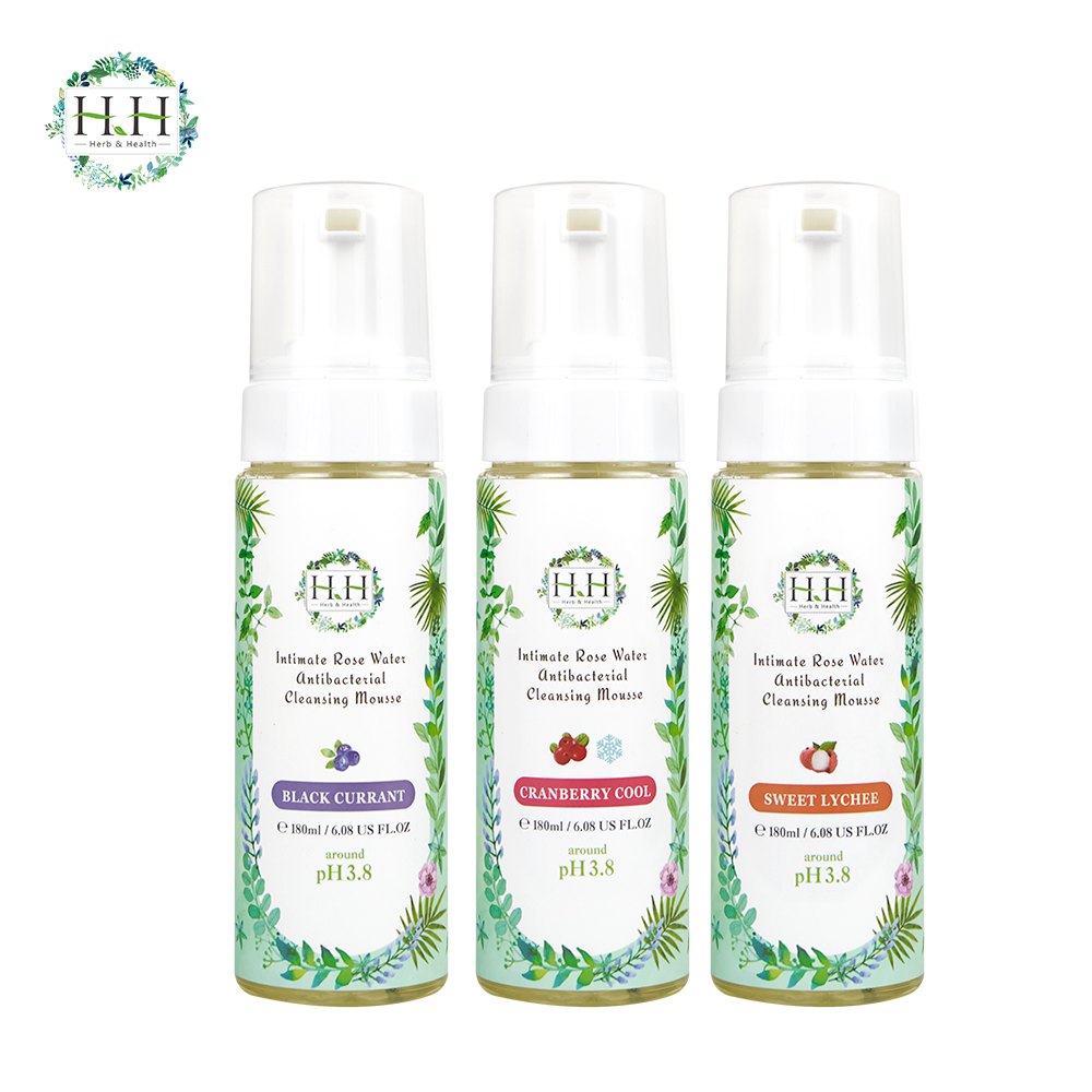HH DUNG DỊCH VỆ SINH DẠNG BỌT HOA HỒNG ( HƯƠNG LÝ CHUA ĐEN)