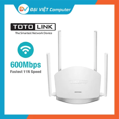 Bộ Phát Wifi TotoLink N600R 600Mbps 4 râu