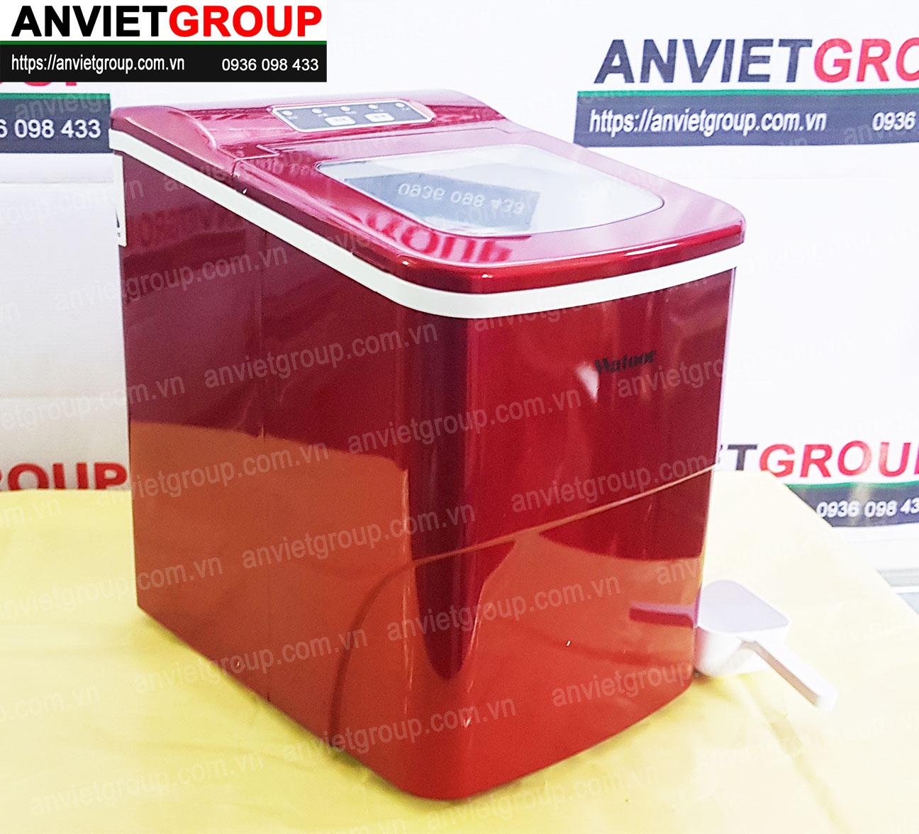 Máy làm đá viên đá bi mini tự động Watoor WZB-16H An Việt