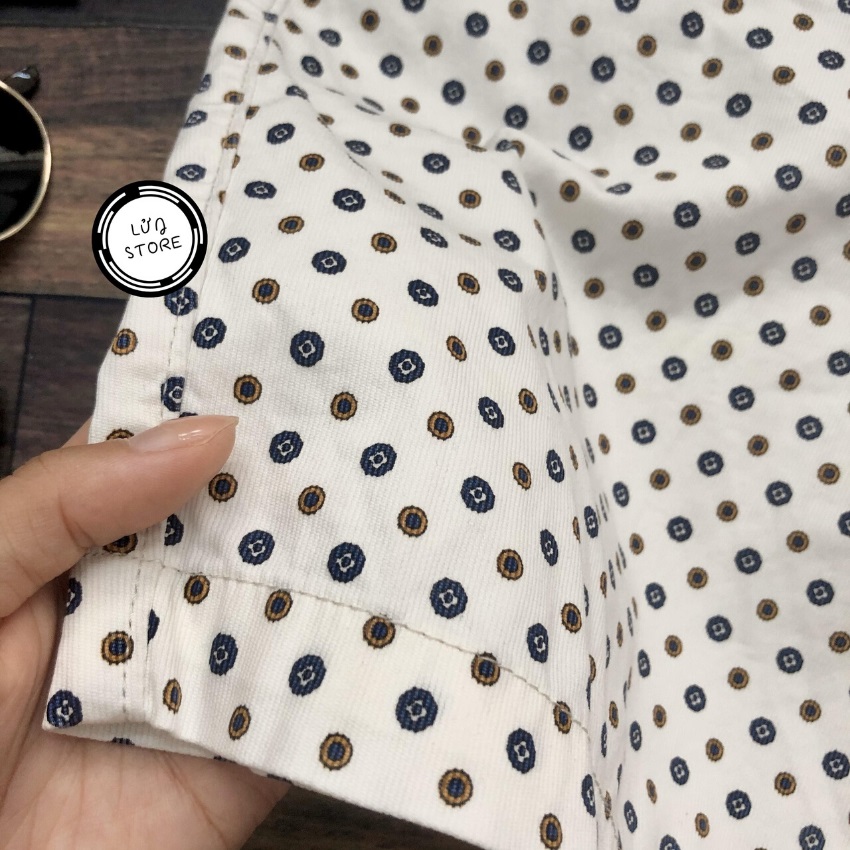 Quần short nam lưng thun chấm bi LỬNG STORE - LT58