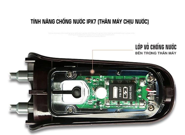 Máy Cạo Râu Cao Cấp FLYCO FS873 - 2 Lưỡi - Chống Nước