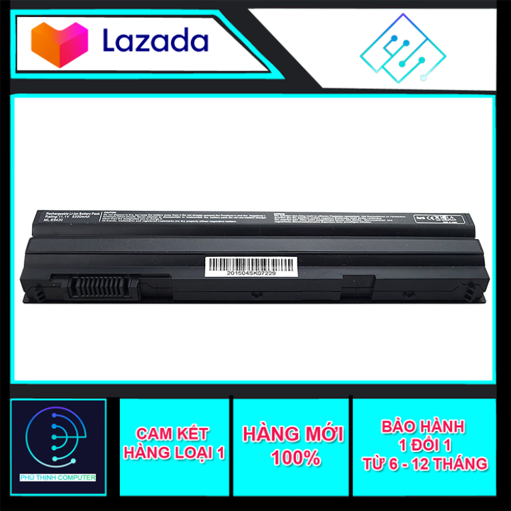 [Loại Tốt] Pin thay thế cho Pin  Laptop Dell Latitude E5420 E5430 E6420 E6430 Inspiron 14R-5420, N5420, 5420, Vostro 3360 3460 3560