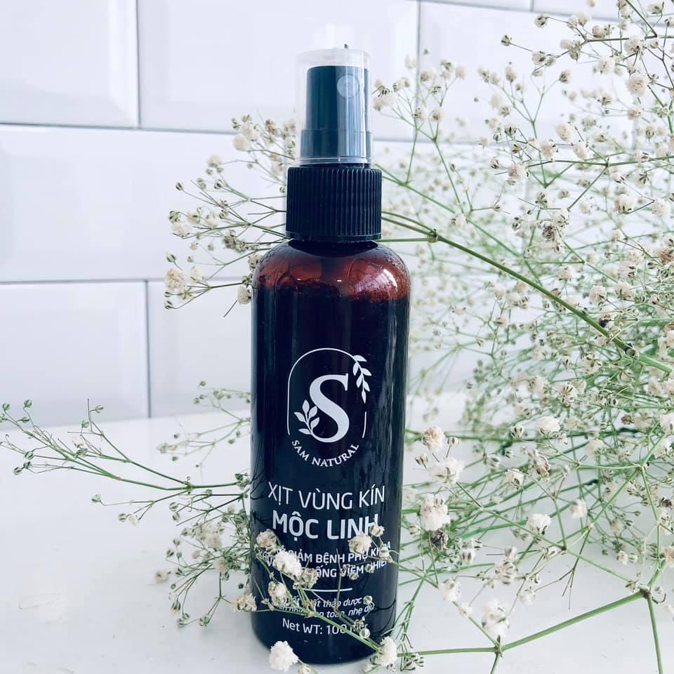 Xịt phụ khoa thảo dược - [Sam Natural]  Xịt vùng kín Mộc Linh 100 ml