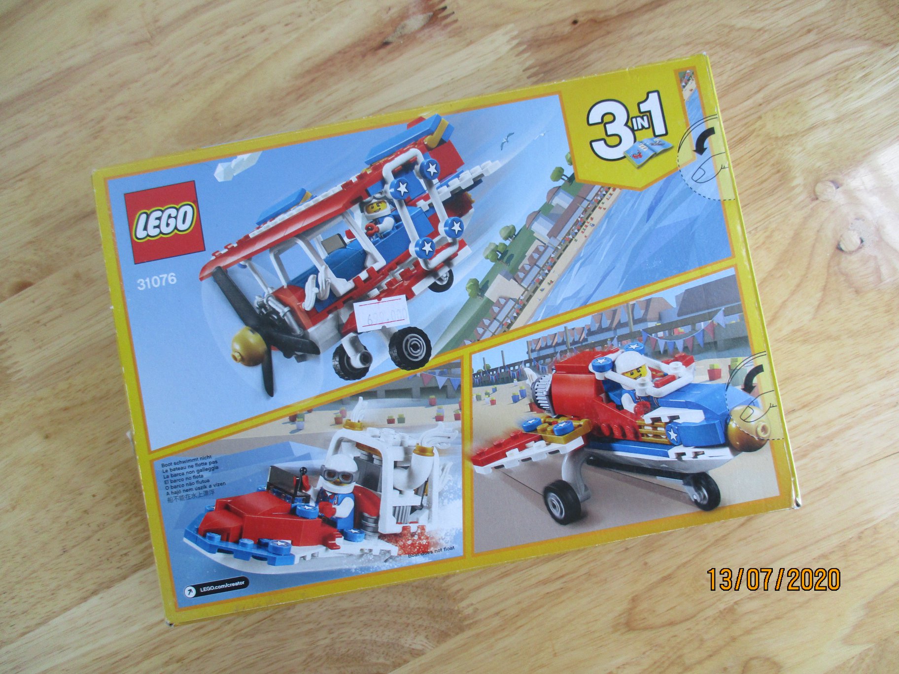 Đồ Chơi Lắp Ráp LEGO Creator 31076 Máy Bay Biểu Diễn Mạo Hiểm [BrickVN]