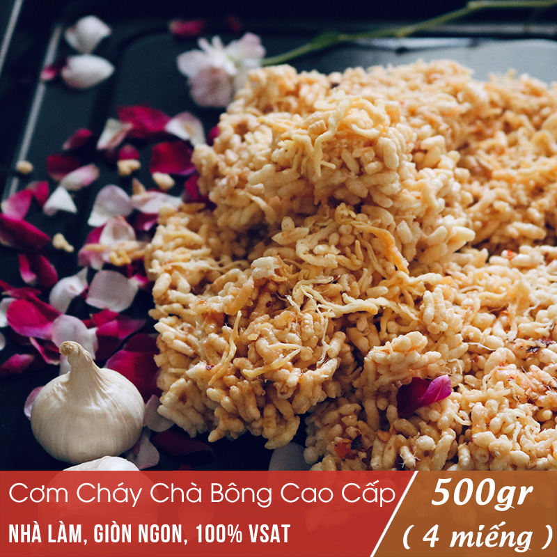 Cơm Cháy Chà Bông Ngon Nhà Làm ( 500 gram )
