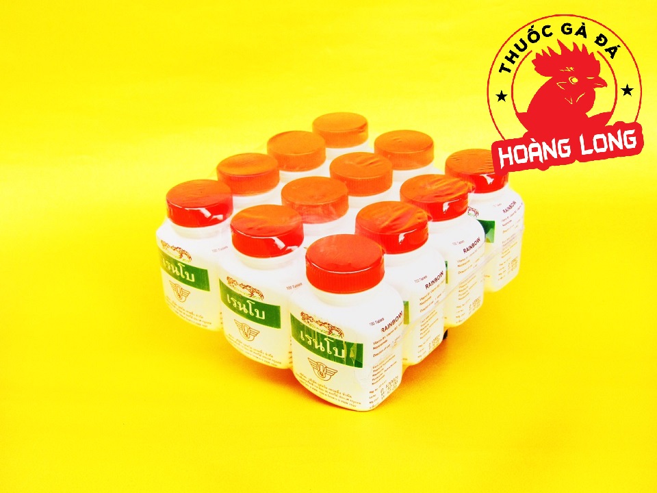 Thuốc nuôi gà đá RAINBOW 1 lốc 12 hộp
