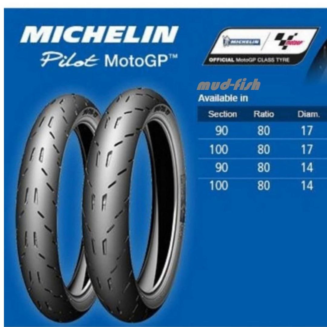 Vỏ xe Michelin Pilot MotoGP 100/80-17 loại không dùng ruột