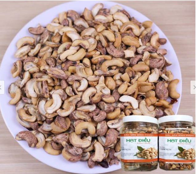 1.5kg hạt điều rang muối bể Bình Phước