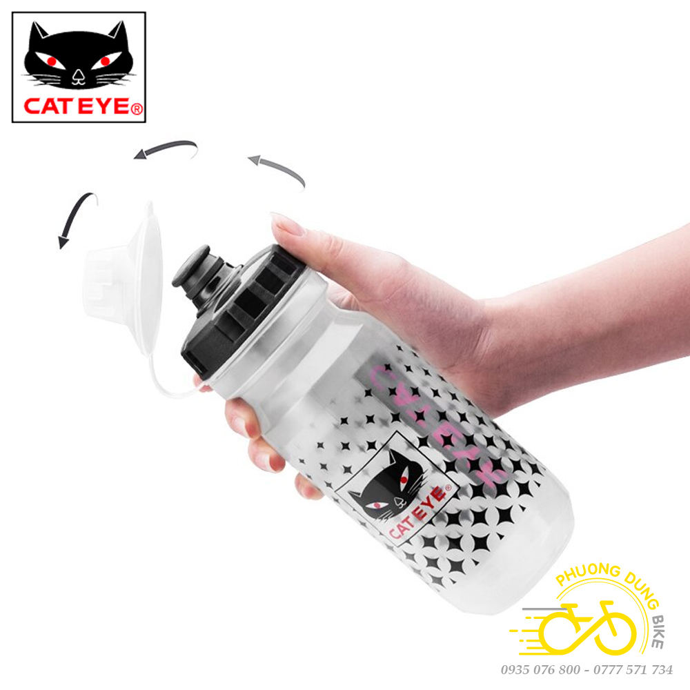 Bình nước xe đạp nhựa cateye pp5 600ml