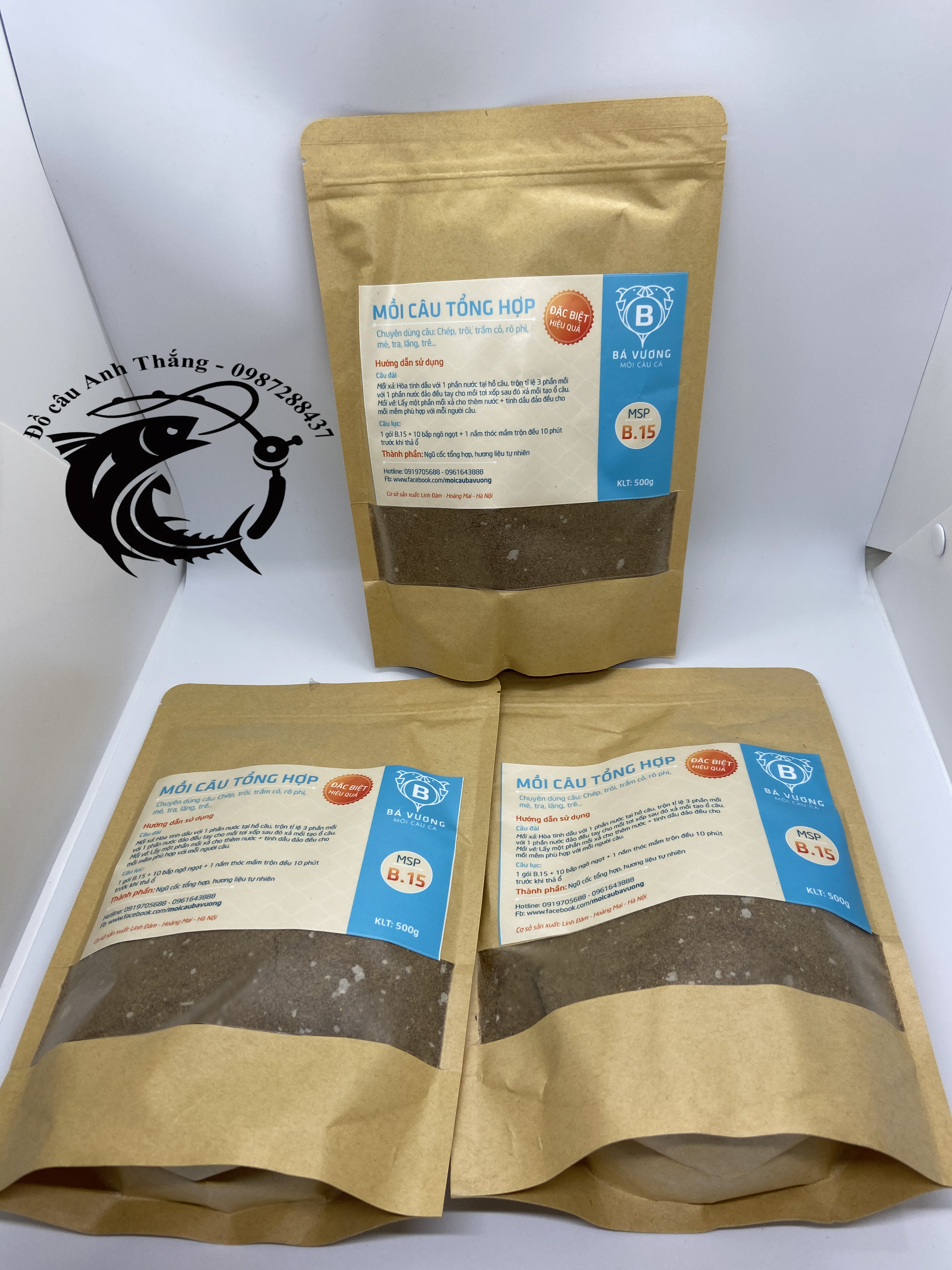 Mồi câu tổng hợp Bá Vương B15