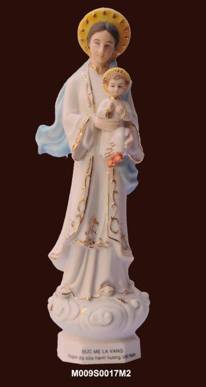 Tượng sứ - Mẹ La Vang Việt Nam 13cm