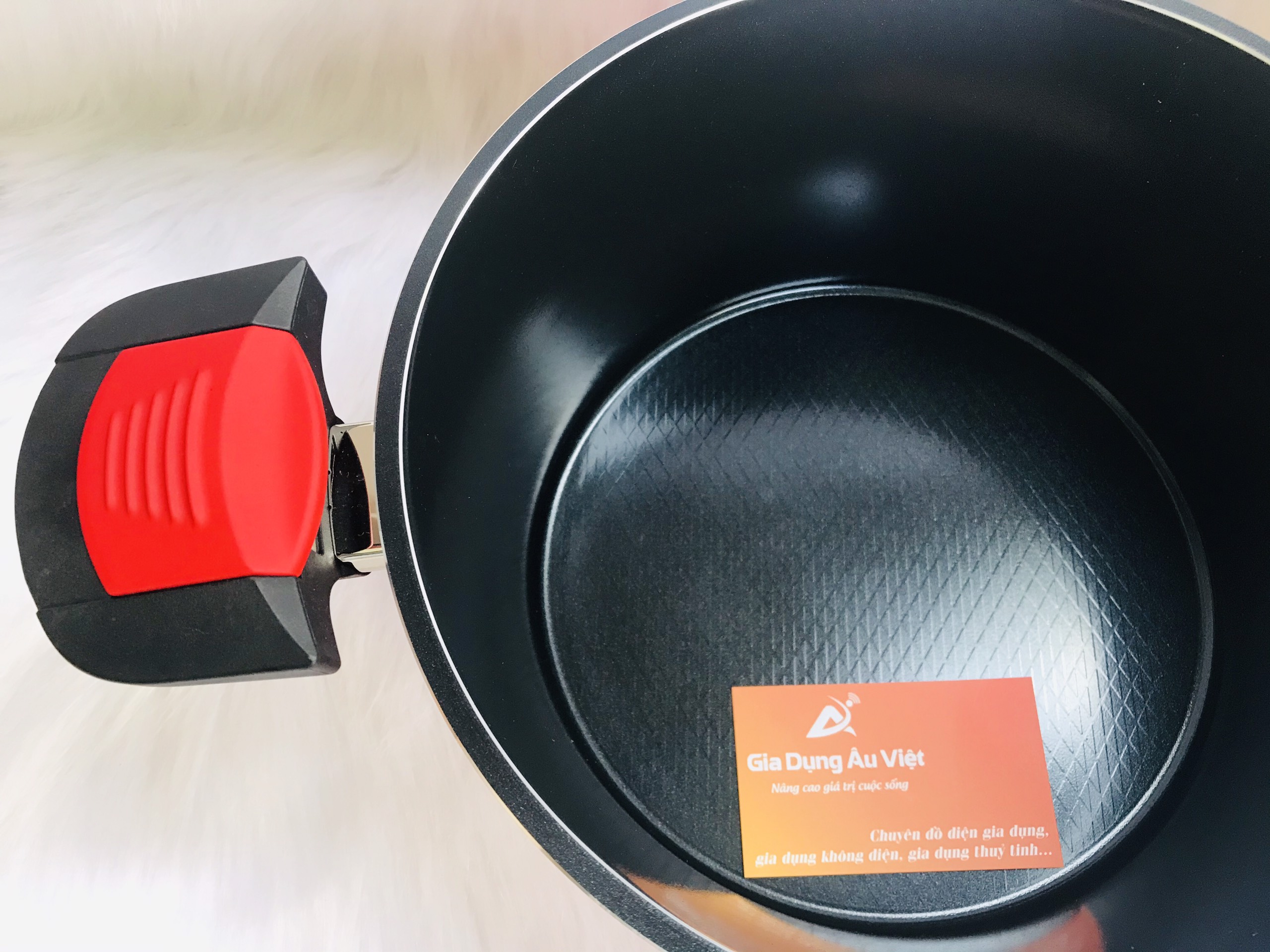 [HCM]Nồi áp suất chậm đáy từ happycall đỏ 46l ( 3003-1126)