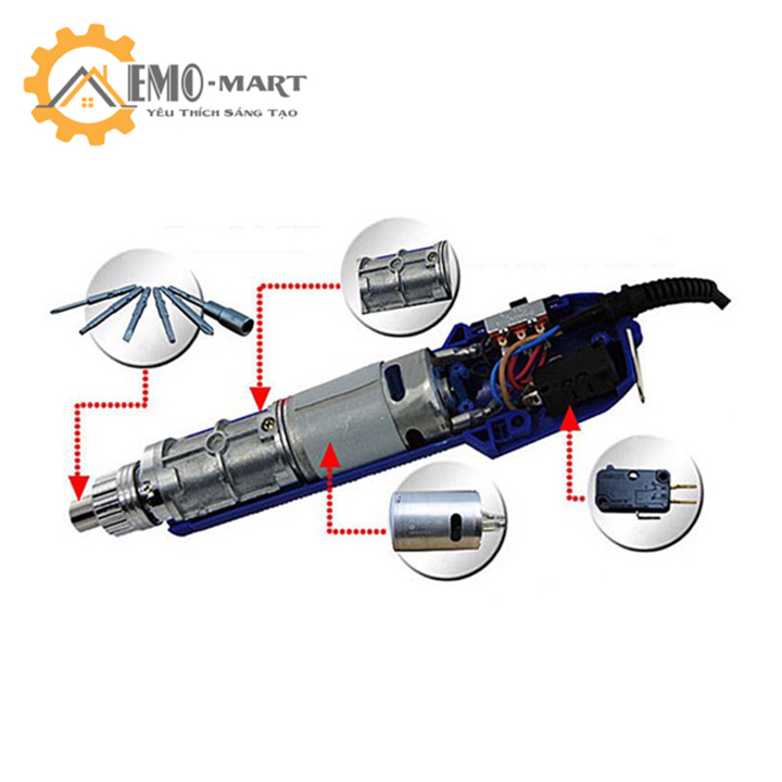 [FreeshipMAX] Máy vặn vít cầm tay mini cao cấp JB-801