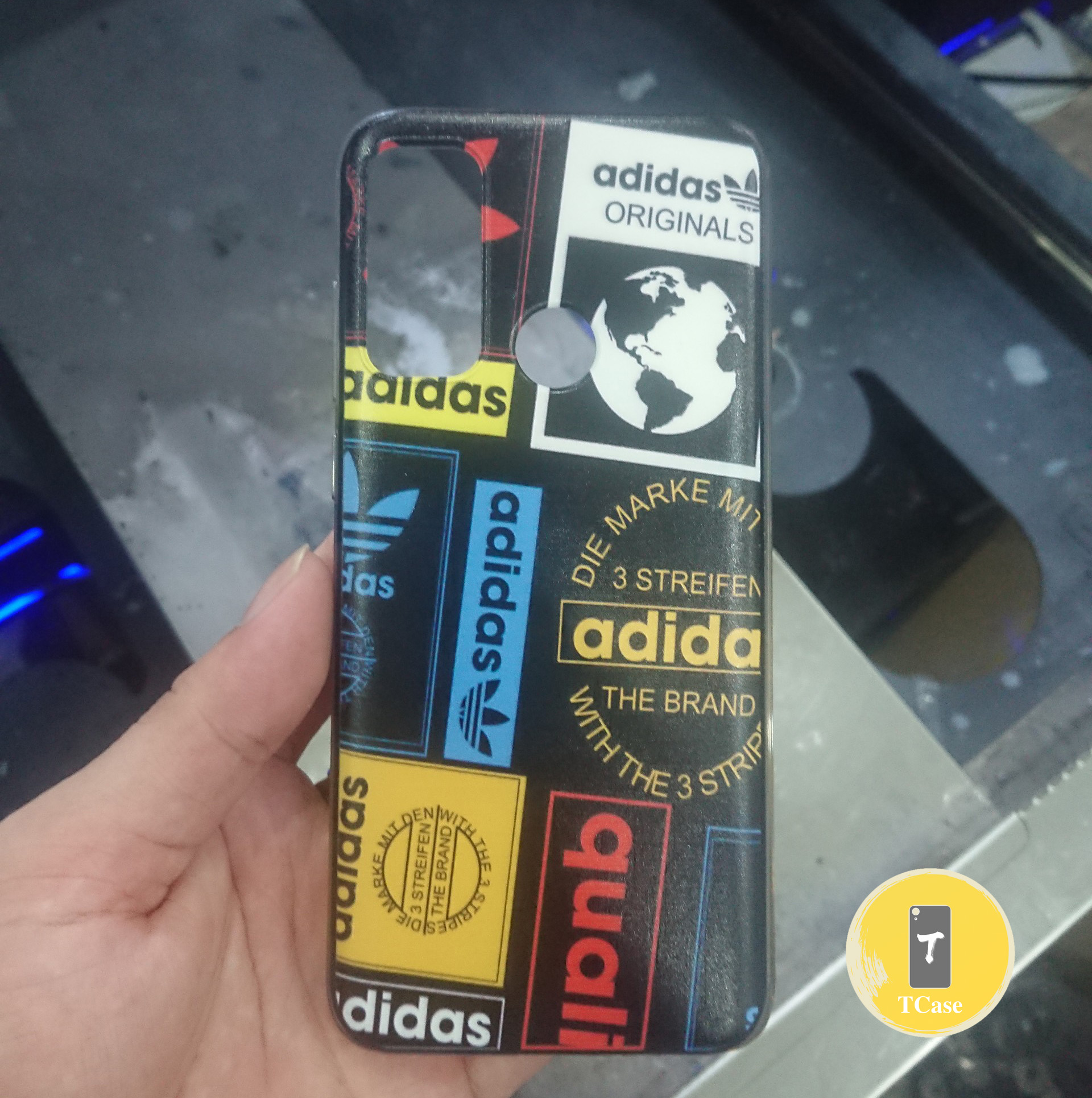 Ốp lưng Vsmart Live 4 - TPU dẻo đen in hình BST Vsmart và Vinfat