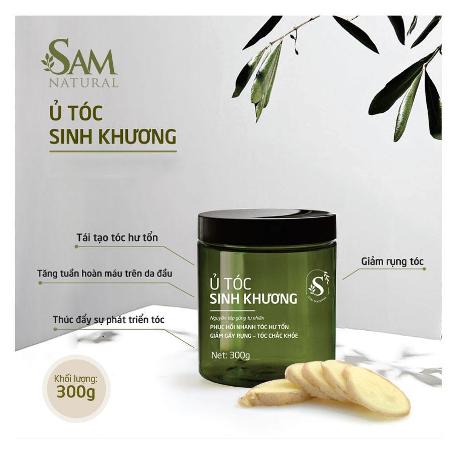 Kem ủ tóc - [Sam Natural]  Ủ tóc sinh khương 300g ( nhỏ)