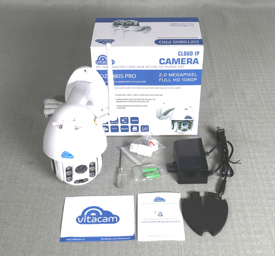 CAMERA NGOÀI TRỜI VITACAM DZ1080S PRO.