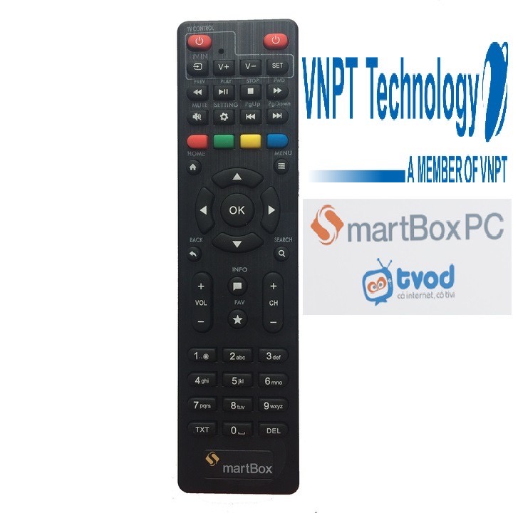 [HCM]REMOTE ĐIỀU KHIỂN ĐẦU VNPT SMARTBOX TIVIBOX ANDROID BOX